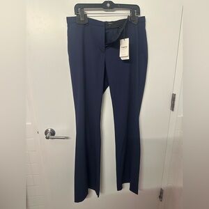 $145!!! Theory Women’s Sea Blue Flared Wool Trousers Size 12 NEW. FREE SHIP!